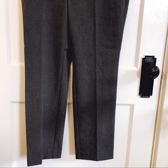 Ann Taylor Gray Modern Slim Leg Dress Pants - Picture 9 of 11